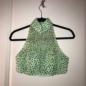 Two Piece Prom Dress